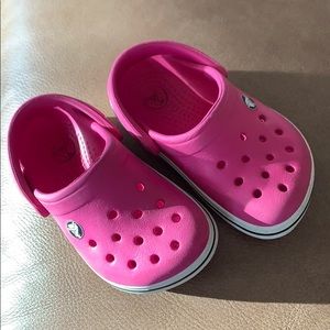 Crocs pink size 4/5